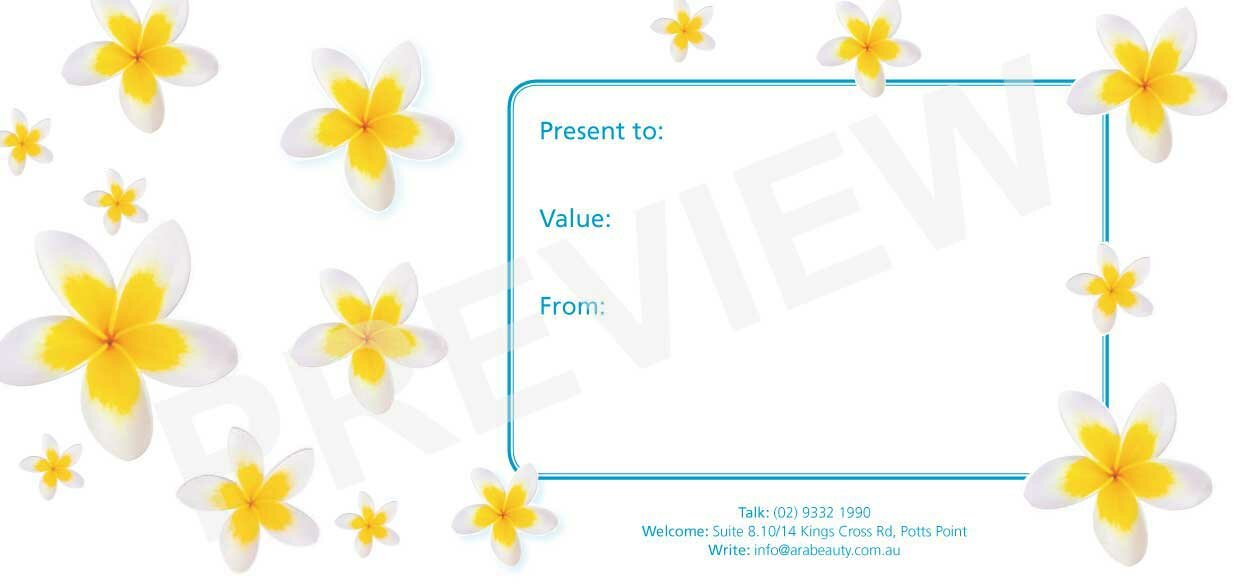 ARA BEAUTY GIFT VOUCHER