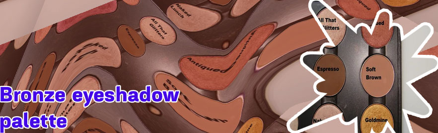 Bronze eyeshadow
