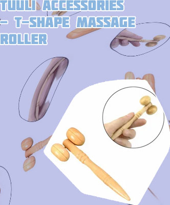 Face massager wooden