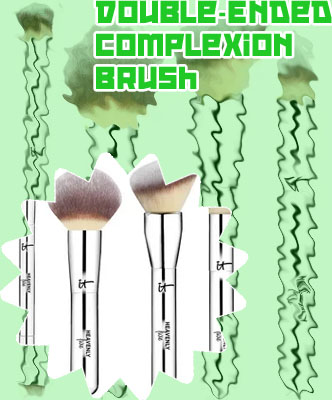It cosmetics double ended brush