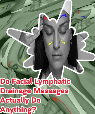 Lymphatic fluid in face
