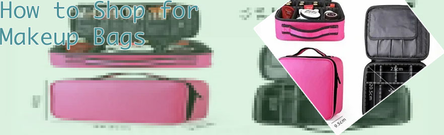 Makeup bag with dividers