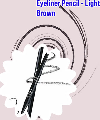Waterproof brown eyeliner pencil